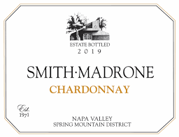 2019 Smith Madrone Chardonnay Spring Mountain District - click image for full description