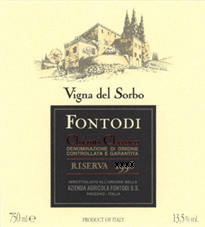 2017 FONTODI CHIANTI CLASSICO VIGNA DEL SORBO GRAN SELEZIONE MAGNUM - click image for full description