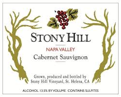 2010 Stony Hill Vineyard Cabernet Sauvignon Napa Valley - click image for full description