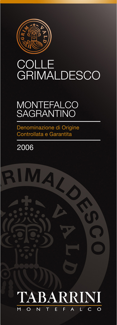 2017 TABARRINI SAGRANTINO MONTEFALCO COLLE GRIMALDESCO - click image for full description