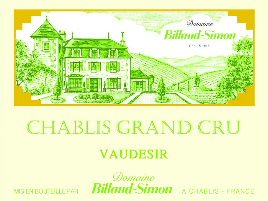 2022 Domaine Billaud-Simon Vaudesir Chablis Grand Cru - click image for full description