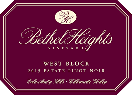 2015 Bethel Heights Pinot Noir West Block Magnum - click image for full description