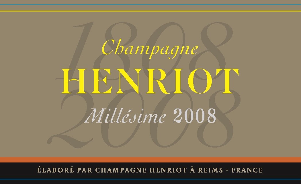 2008 Henriot Brut Champagne Millesime Magnum - click image for full description