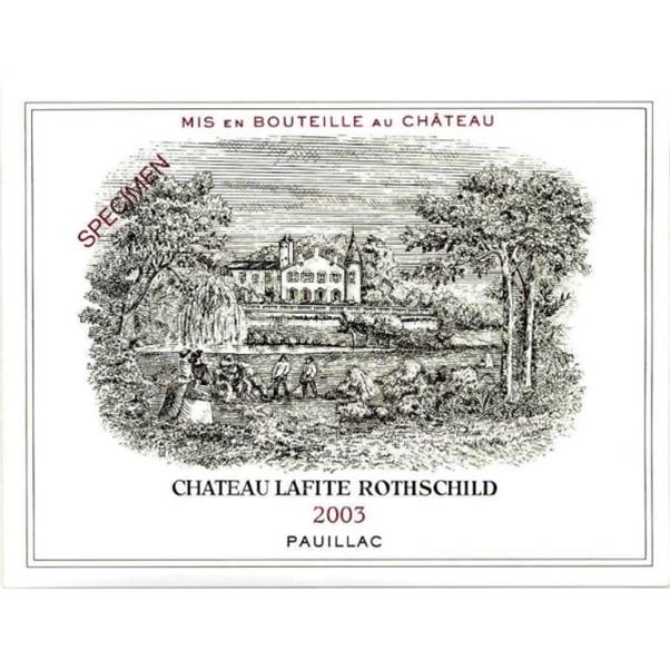 2003 Chateau Lafite Rothschild - Pauillac. MacArthur Beverages