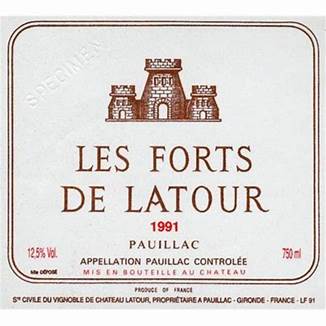 Image result for CHATEAU LATOUR 'LES FORTS DE LATOUR',