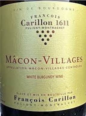 2022 Francois Carillon Mâcon-Villages ...