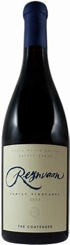 Image result for 2017 REYNVAAN SYRAH THE CONTENDER WALLA WALLA