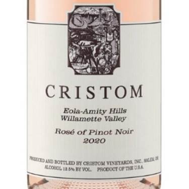 Cristom Estate Rosé of Pinot Noir, Eola-Amity Hills 2021 | Vintage Wine  Shoppe