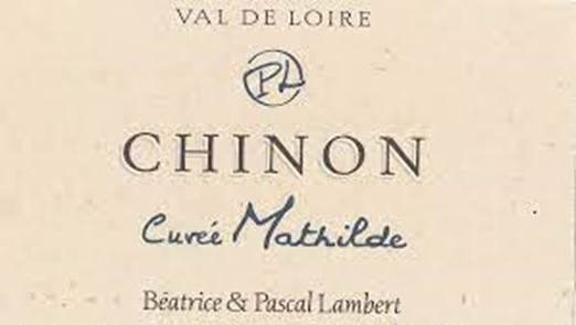 2021 BEATRICE & PASCAL LAMBERT CUVEE MATHILDE CHINON ROSE - Wine Watch