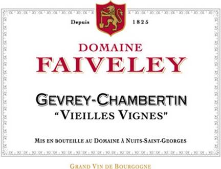 A white label with red text  Description automatically generated