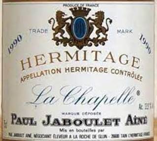 1990 Jaboulet Hermitage La Chapelle. MacArthur Beverages