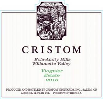 2020 Cristom Viognier Willamette Valley image