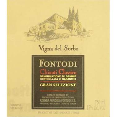 Image result for 2014 Fontodi Chianti Classico Riserva Vigna Del Sorbo Gran Selezione