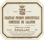 1989 Chateau Pichon Lalande Pauillac. MacArthur Beverages