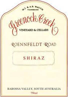 Greenock Creek Roennfeldt Road Shiraz 2008 | Wine.com