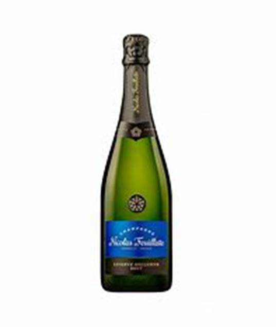 Image result for NV NICOLAS FEUILLATTE BRUT RESERVE EXCLUSIVE CHAMPAGNE