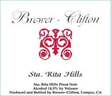 Brewer Clifton Pinot Noir Santa Rita ...