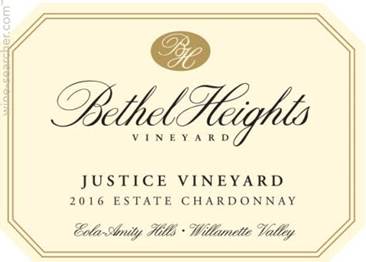 Image result for Bethel Heights Chardonnay “Justice Vineyard” 2015