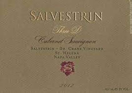 Salvestrin - Three D Dr. Crane Cabernet Sauvignon 2019 - Central Wine  Merchants