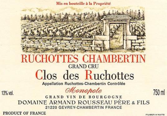Domaine Armand Rousseau Ruchottes-Chambertin Clos des Ruchottes Grand Cru  2017 | Wine.com