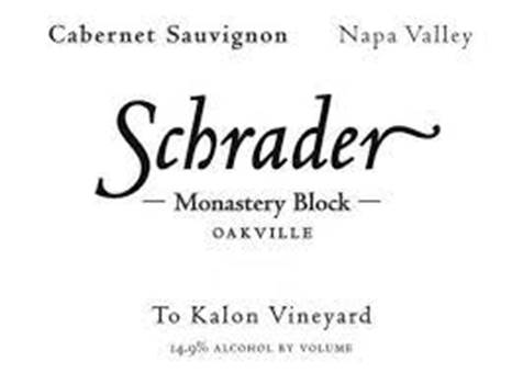 Schrader - Cabernet Sauvignon MB Monastery Block To Kalon Vineyard Oakville 2021 - Varmax Liquor Pantry
