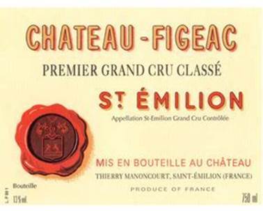 Image result for 2000 Chateau Figeac St Emilion Grand Cru