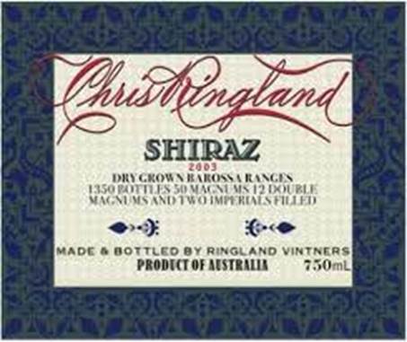 Chris Ringland Three Rivers Dry Grown Shiraz 2003 | Wine.com