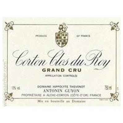 Label of 2017 Domaine Antonin Guyon Corton Clos du Roy Grand Cru