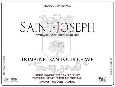 2020 Domaine Jean Louis Chave Saint Joseph - click image for full description