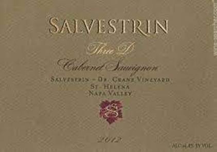 Salvestrin - Three D Dr. Crane Cabernet Sauvignon 2019 - Central Wine  Merchants