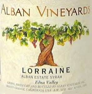 Alban Vineyards Lorraine Syrah