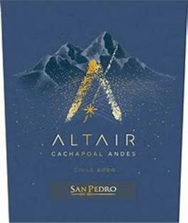 Image result for 2020 Viña San Pedro Bordeaux Blend “Altair” Cachapoal Valley, Chile