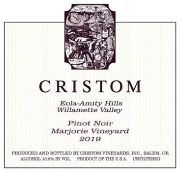 Cristom 2019 Marjorie Vineyard Pinot Noir (Eola-Amity Hills) Rating and  Review | Wine Enthusiast