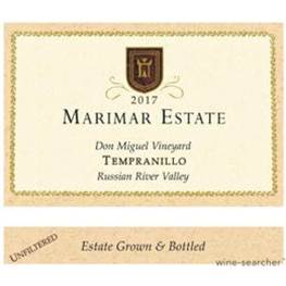 2017 Marimar Estate Don Miguel Vineyard Tempranillo, Russian River Valley |  prices, stores, tasting notes & market data