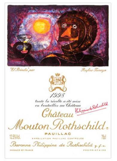 1998 Chateau Mouton Rothschild Pauillac Magnum image