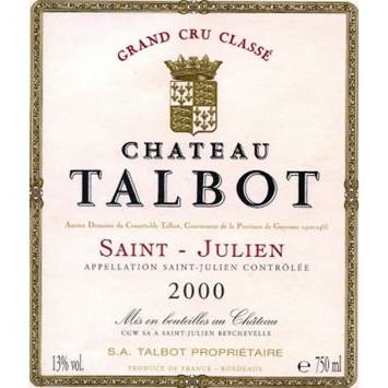 Chateau Talbot 2000 | Wine.com