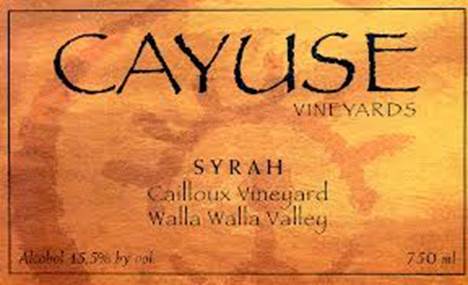 2018 Cayuse Syrah Cailloux Columbia Valley image