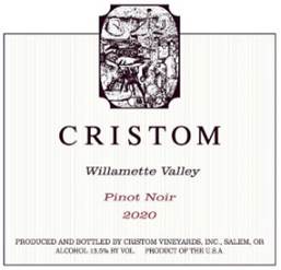 Cristom Willamette Valley Pinot Noir 2020 | Wine.com