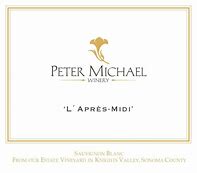 Image result for 2021 PETER MICHAEL SAUVIGNON BLANC L'APRES MIDI KNIGHTS VALLEY