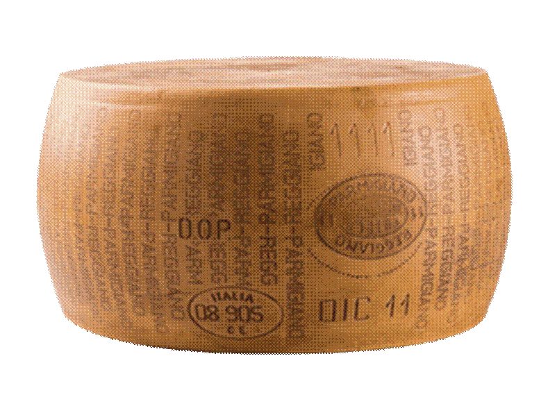 Ripe Parmigiano-Reggino Cheese Wheels Ready For Export Photograph