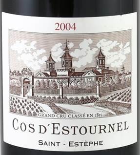 Saint-Estèphe-Château COS D'ESTOURNEL 2004 - Clos des Millésimes ...