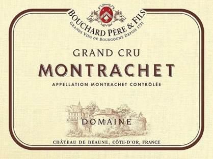 1995 Bouchard Pere et Fils Montrachet Grand Cru - click image for full description