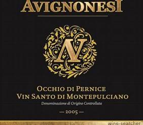 Image result for 2005 AVIGNONESI VIN SANTO OCCHIO DI PERNICE 375ML