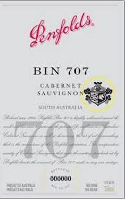 Penfolds Bin 707 Cabernet Sauvignon - $399.95 : LA Wine Company, Wine