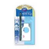 Wine Bottle Tags 100 Count reusable with Pen image