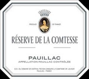 la Comtesse 2015. Fine Wine from Bordeaux