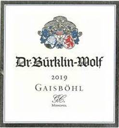 Gaisbohl [Monopol] Riesling Trocken Grosse Lage, Burklin-Wolf - Skurnik  Wines & Spirits
