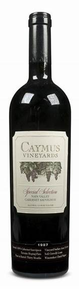 Image result for 1987 CAYMUS VINEYARDS SPECIAL SELECTION CABERNET SAUVIGNON NAPA VALLEY 6 LITER