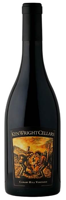 Ken Wright Cellars Canary Hill Vineyard Pinot Noir 2021  Front Bottle Shot